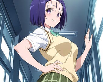 Haruna Sairenji Hot Sexy Lewd Anime Cartoon Girl Waifu To Love Ru Fotos 20 Hochwertige Digitaler Download Bilder