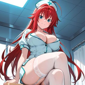 Rias Gremory Sexy hot Waifu lewd Anime Cartoon Girl Photos High School DxD 20 High Quality Digital Images Download