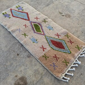 GORGEOUS MOROCCAN BEIGE Rug, Exclusive Beni Ourain Beige Rug runner, custom size rug, 9x12 moroccan rug beige, Handmade rug, berber rug 8x10