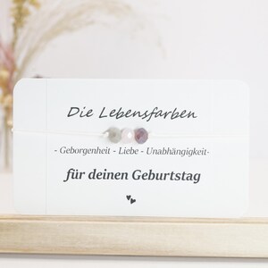 Bracelet d'anniversaire pour meilleure amie, cadeau pour collègue, bracelet d'amitié avec carte, cadeau pour sœur, bracelet pour mère