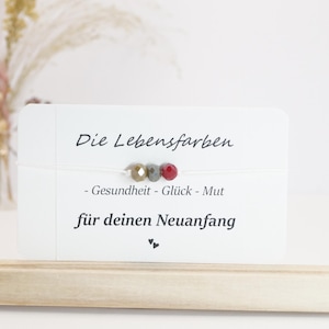 Bracelet pour un nouveau départ Cadeau pour un nouveau départ, porte-bonheur, bracelet porte-bonheur pour un nouveau départ