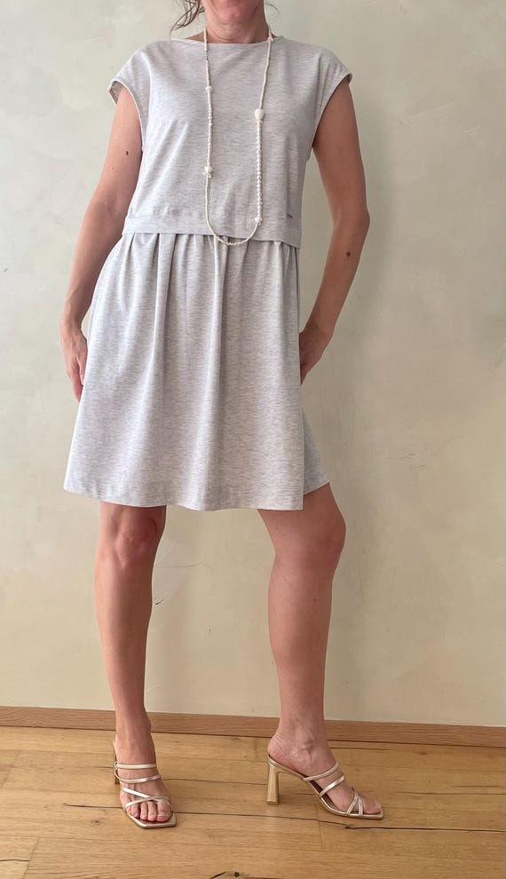 off the shoulder knit mini dress Kayden Fringe Off Shoulder Knit Mini Dress / Ivory | MESHKI