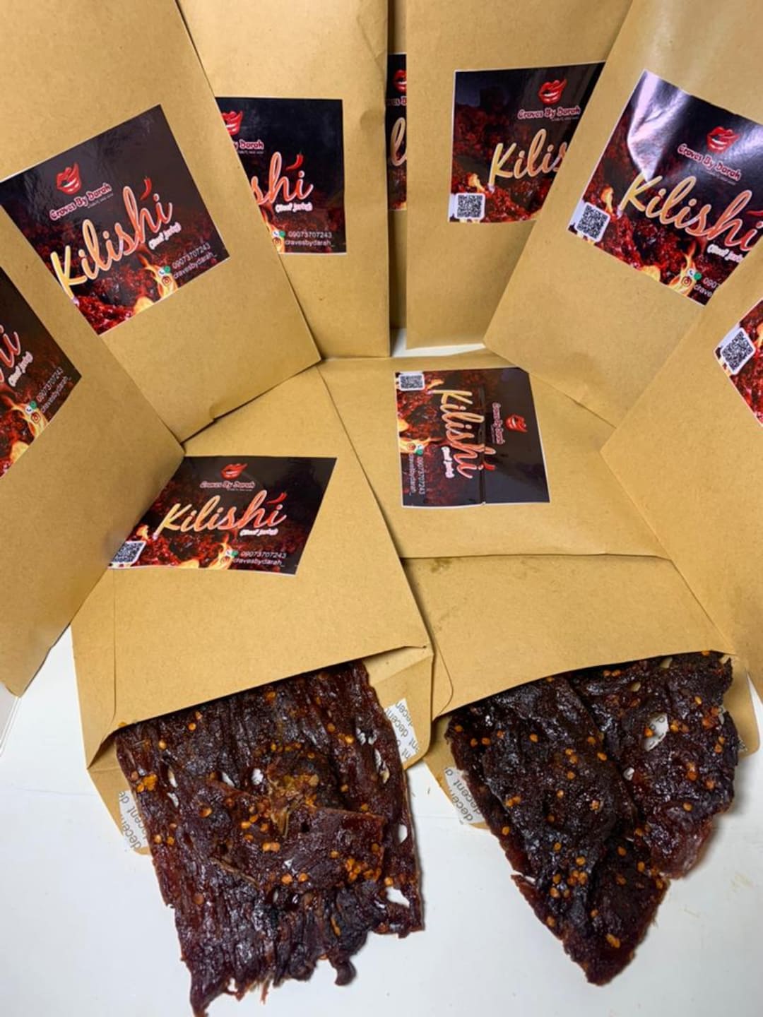 Nigerian Kilishi/beef Jerky Regular Pack 50g - Etsy