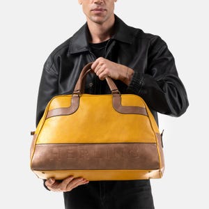 Herling Milano Rowan sac de voyage vintage homme/femme week-end sac de travail d'affaires