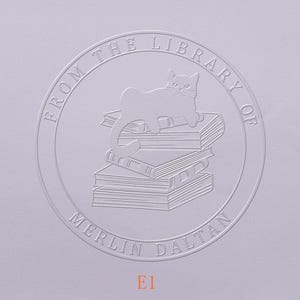 Library Stamp, Book Lover Gift