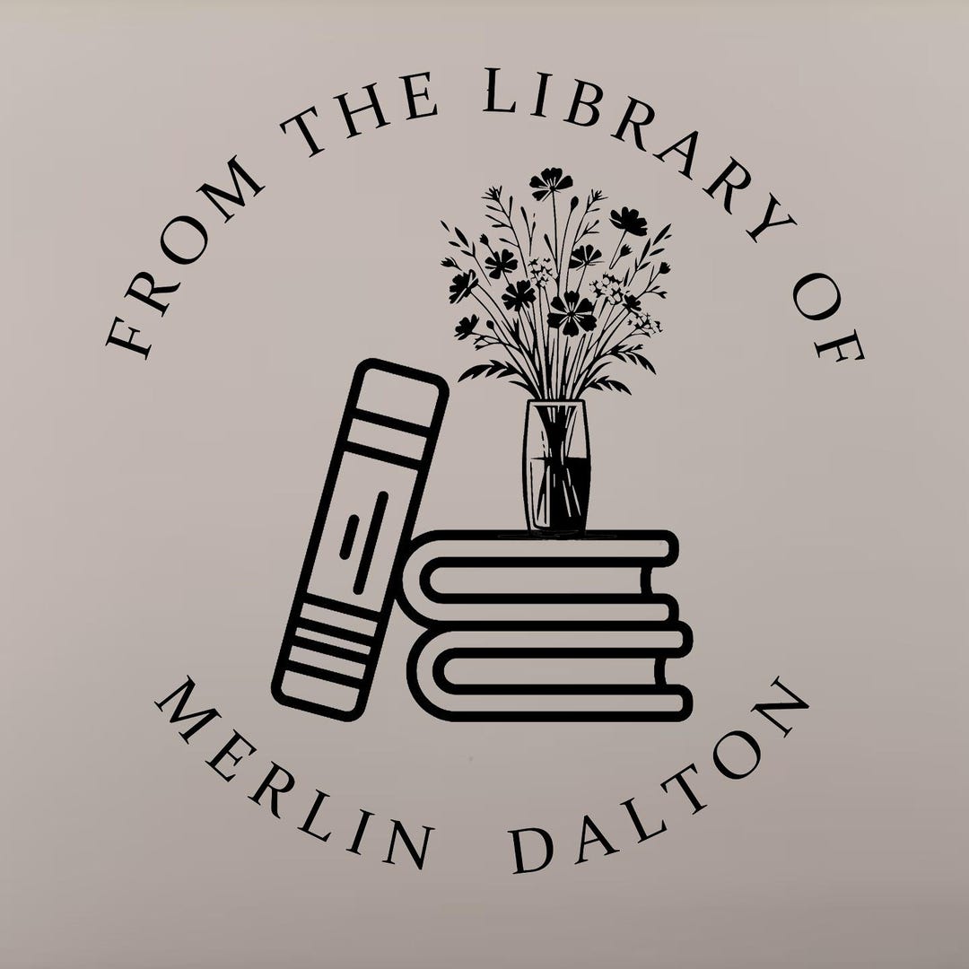 Ex Library Ex Libris Library Stamp - Etsy