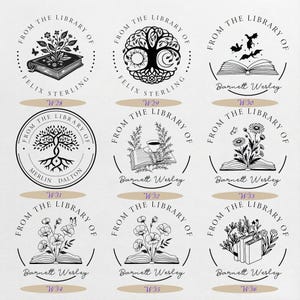 Anpassad biblioteksstämpel | 42 mm metallbokspräglingsmaskin | Präglingsklämma | Present till bokmalar bild 8