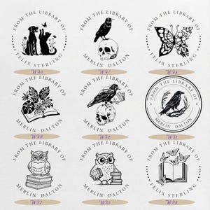 Anpassad biblioteksstämpel | 42 mm metallbokspräglingsmaskin | Präglingsklämma | Present till bokmalar bild 10