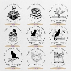 Anpassad biblioteksstämpel | 42 mm metallbokspräglingsmaskin | Präglingsklämma | Present till bokmalar bild 7