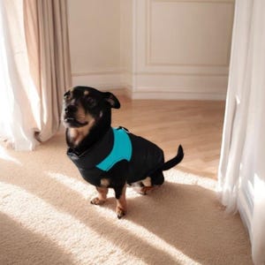 Waterproof Winter Dog Jacket – Warm Padded Vest, Cozy Zipper Coat for Small to Large Dogs. Stylish & Durable Pet Outfit for Cold Weather.