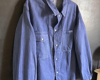 ヴィンテージ マルサム フェード加工 フレンチコットン チョアワークス