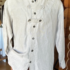 Trachten Men Linen Shirt, size M