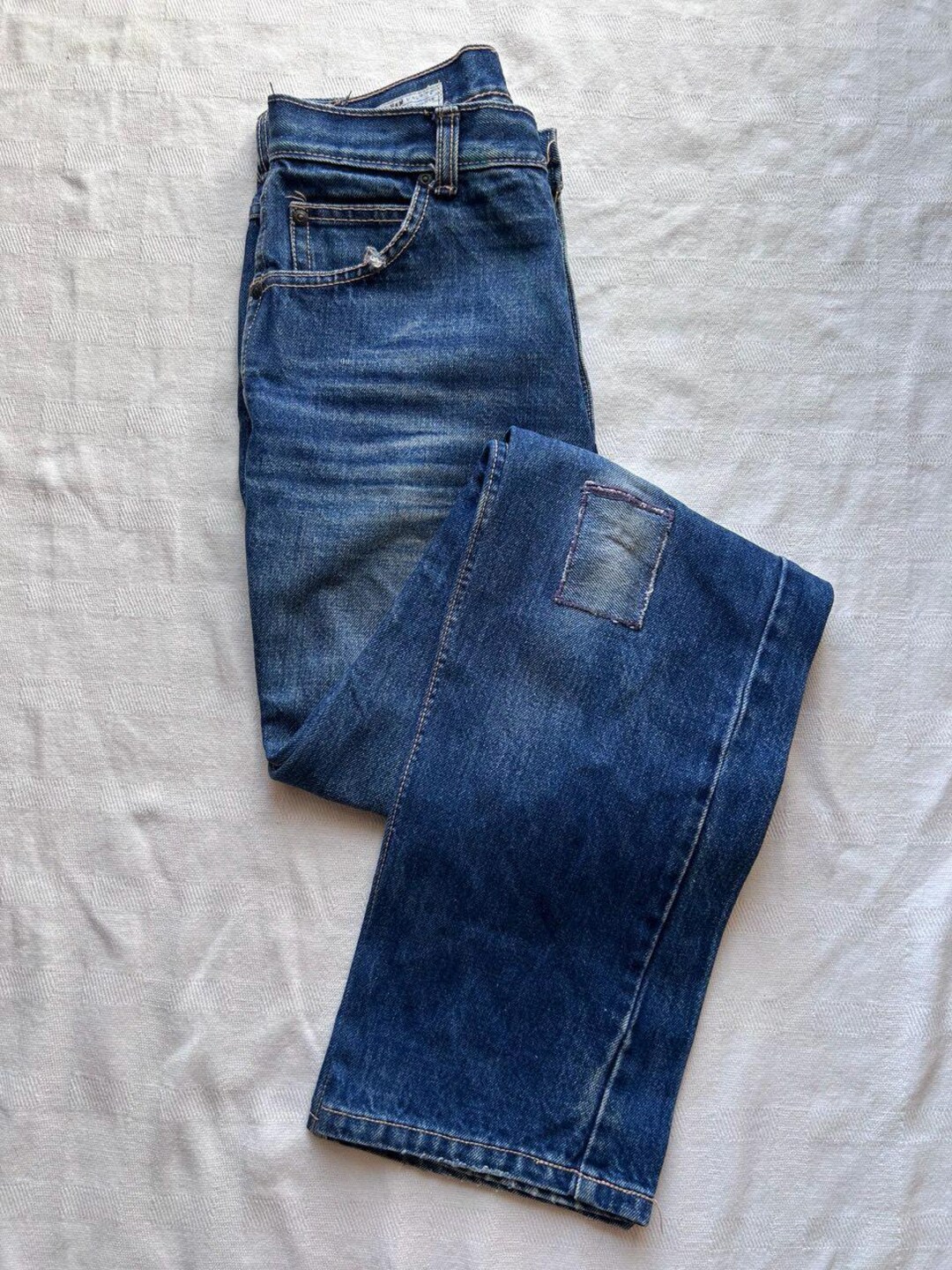 80s Rare H&M Frisco Hennes Mauritz Jeans Bears Tag Collectible Denim Size  26