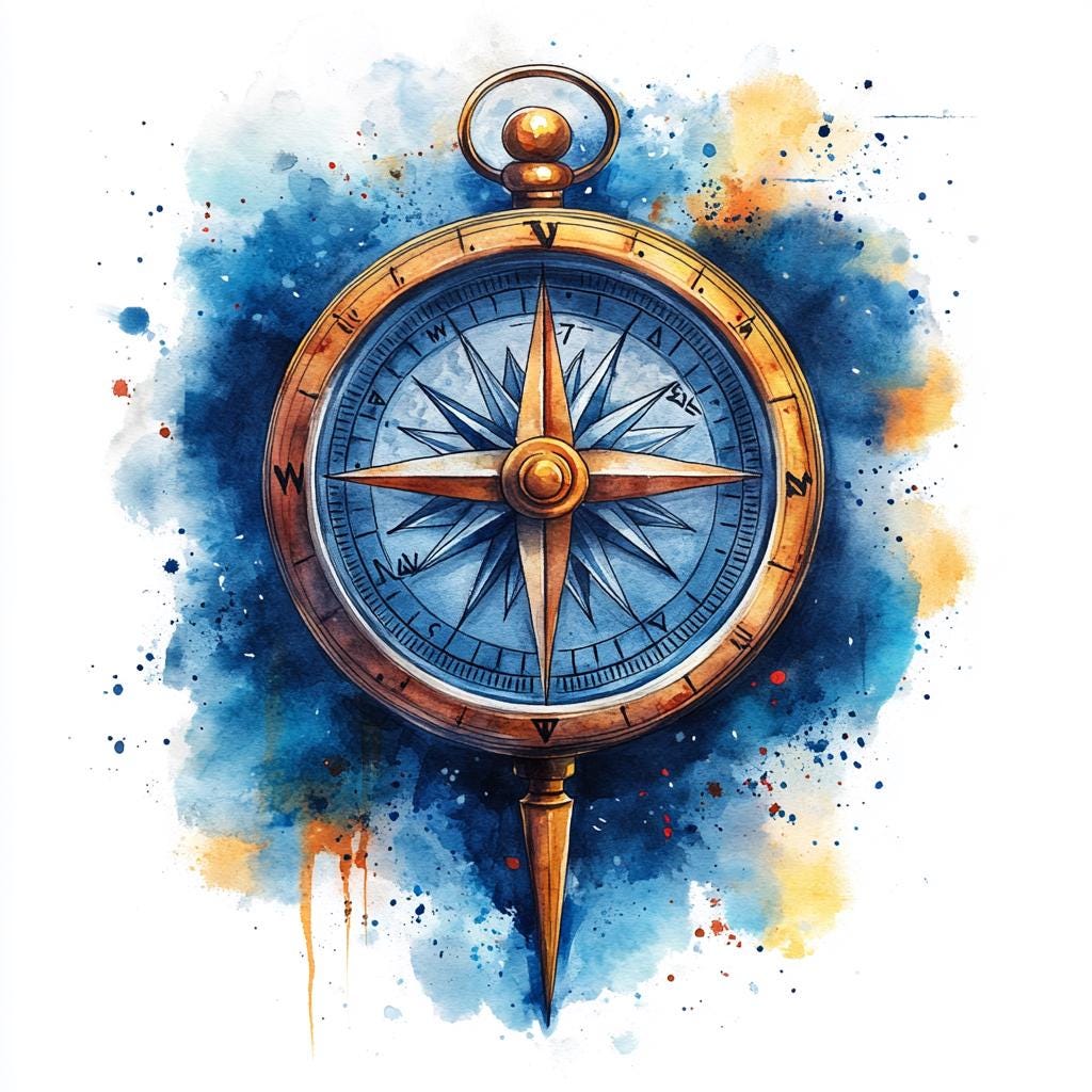 Compass Clipart - Etsy