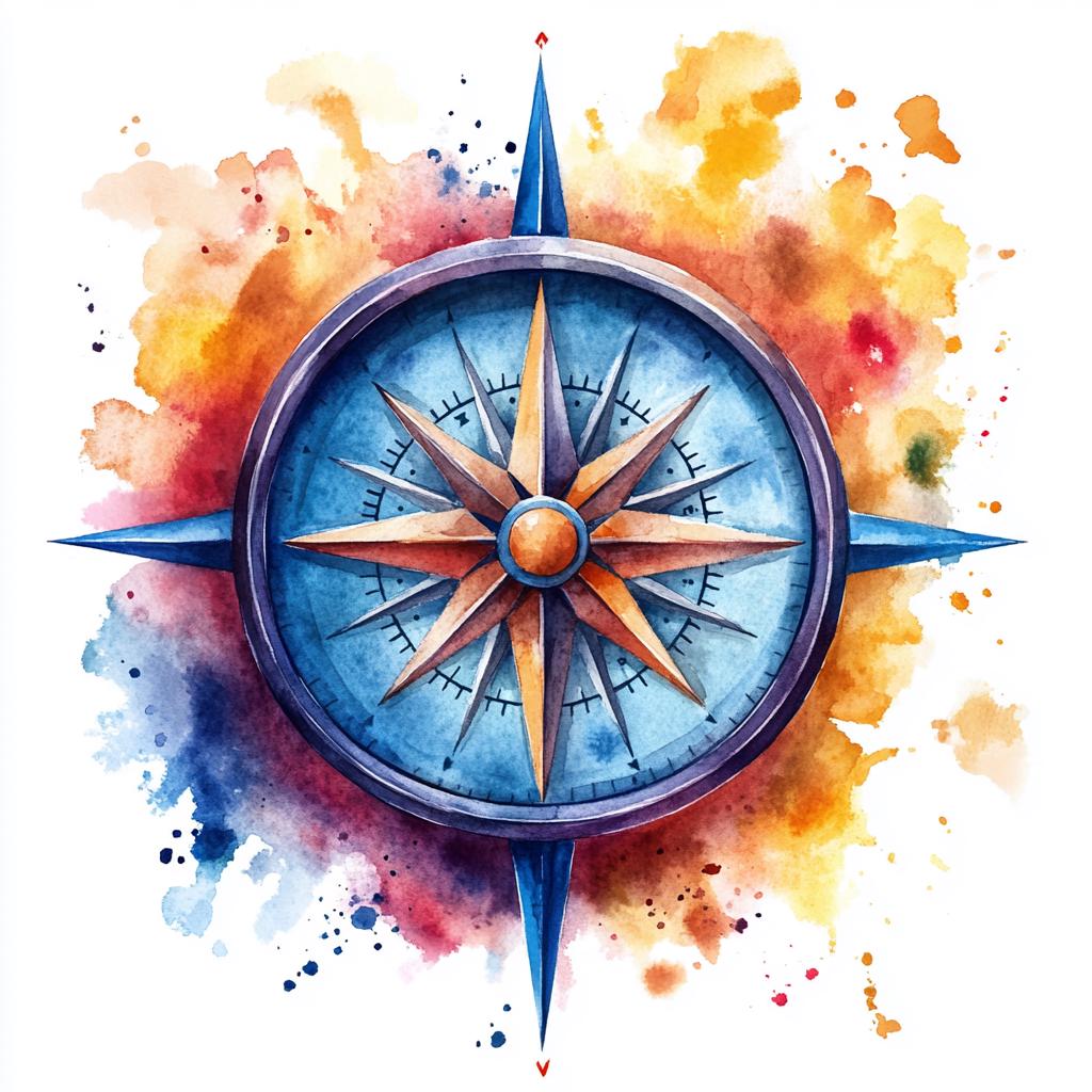 Compass Clipart - Etsy