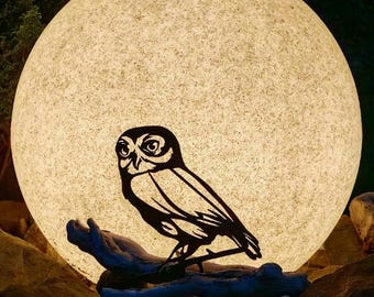 Rostige Metall Vogel Skulptur – Handgefertigte Garten- & Wohn-Deko, Vintage Edelrost