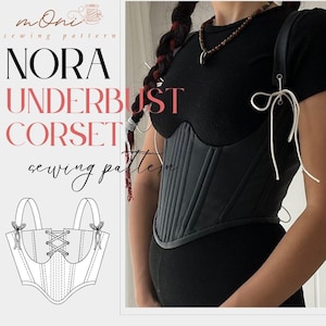 Underbust Corset Pattern| Leather Corset Pattern| Corset Belt Pattern| Sewing Pattern| Corset Pattern XXS to 4XL| PDF Digital Sewing Pattern
