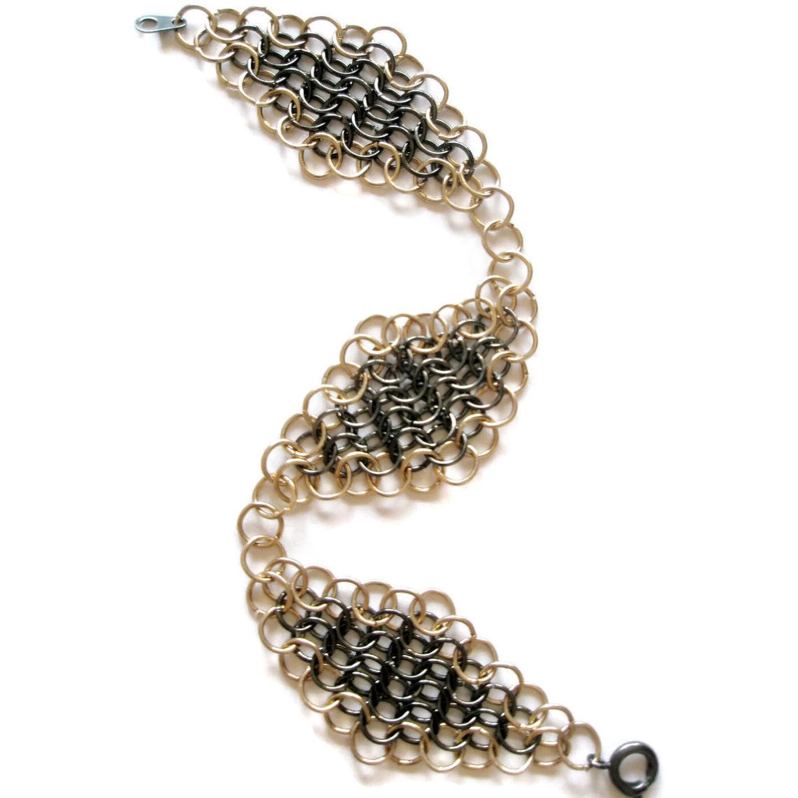 European 4 in 1 Chain Maille Bracelet - Etsy