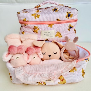 Baby gift box, girl birth box, baby box, baby birth gift, birth trousseau, birth kit, baby box