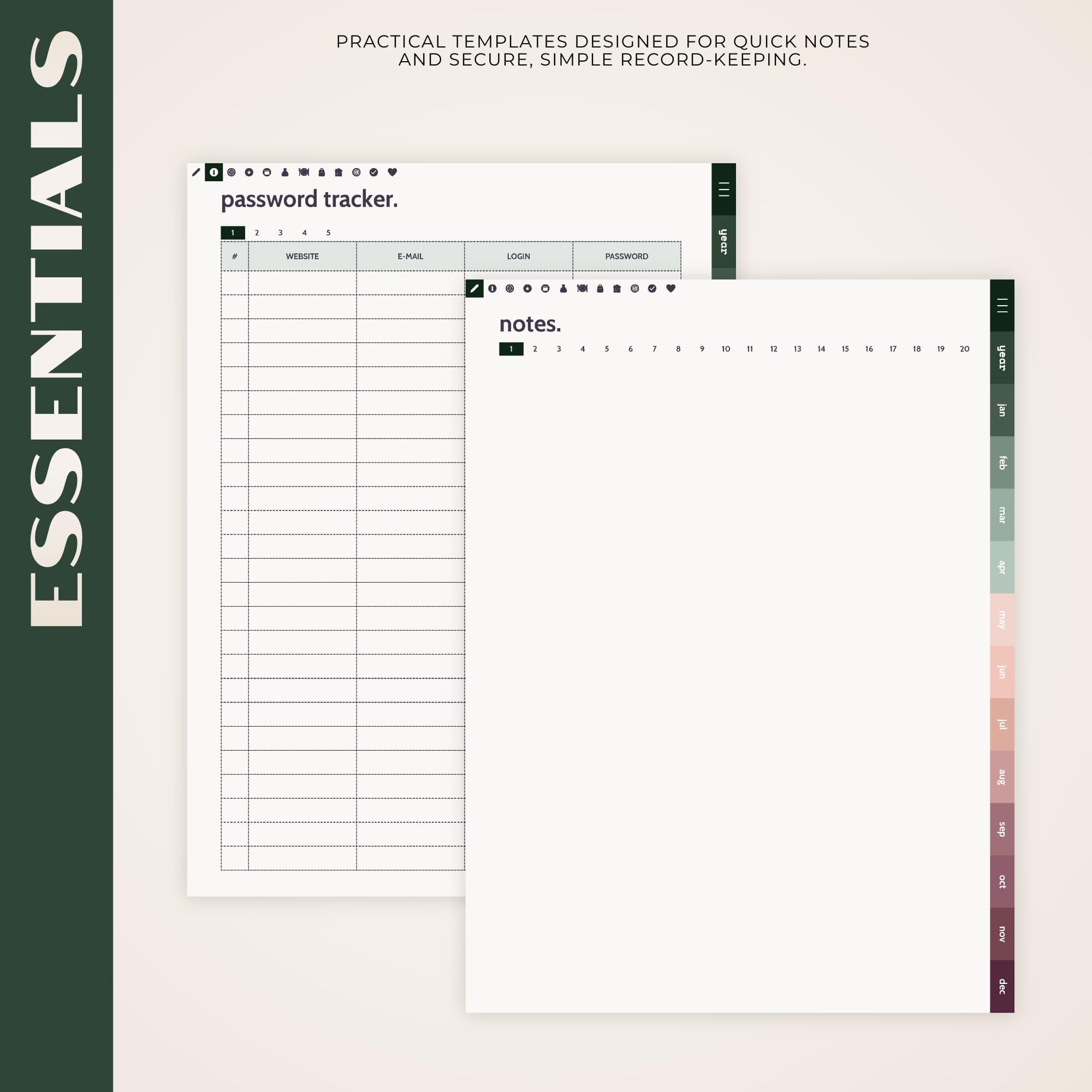 2026 Digital Planner | All in One Notebook for Ipad, Android, and ...