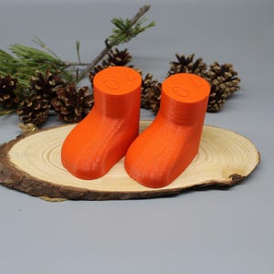 3D Printed Shoe Mold for Waldorf Dolls: 7.0 cm Doll Shoe