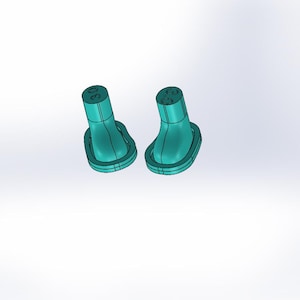 3D Printed Doll Shoe Mold Set: 3.0cm Leather Shoe Making (Digital Files, STL Format)
