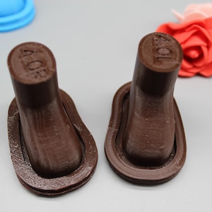 3D Printed Doll Shoe Mold Set (4.0cm) (Digital Files)