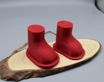 Doll Shoe Molds: 6.0cm Leather Shoes (Digital Files)