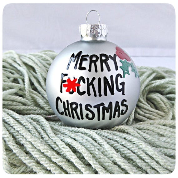 Funny christmas ornament holiday decor Christmas | Etsy