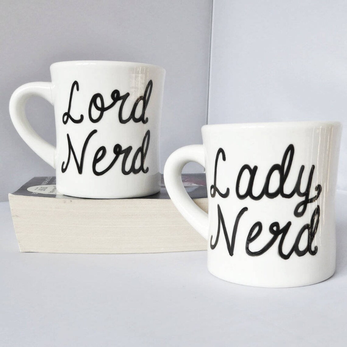 Mug set for couples mugs Nerd coffee mug tea cup set couple Etsy