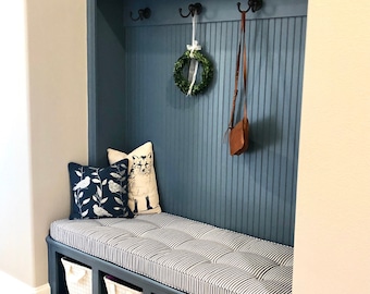 Made to Order Mudroom Cushion | Kitchen Banquette | Window Bench Cushion | Window Seat Cushion | Entryway Bench Cushion | Seat Cushion