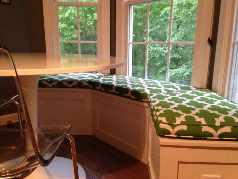 Custom Bay Window Seat Cushion Trapezoid Cushion With Etsy