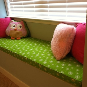 Kallax Bench Cushion Custom Cushions Bench Cushions Window Seat Cushions Nursery Entryway Cushion Mudroom Cushion image 3