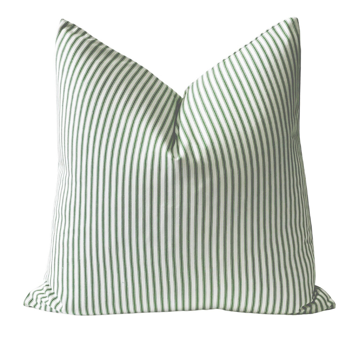 Black Ticking Stripe Throw Pillow Cover 18x18 – Southern Ticking Co.