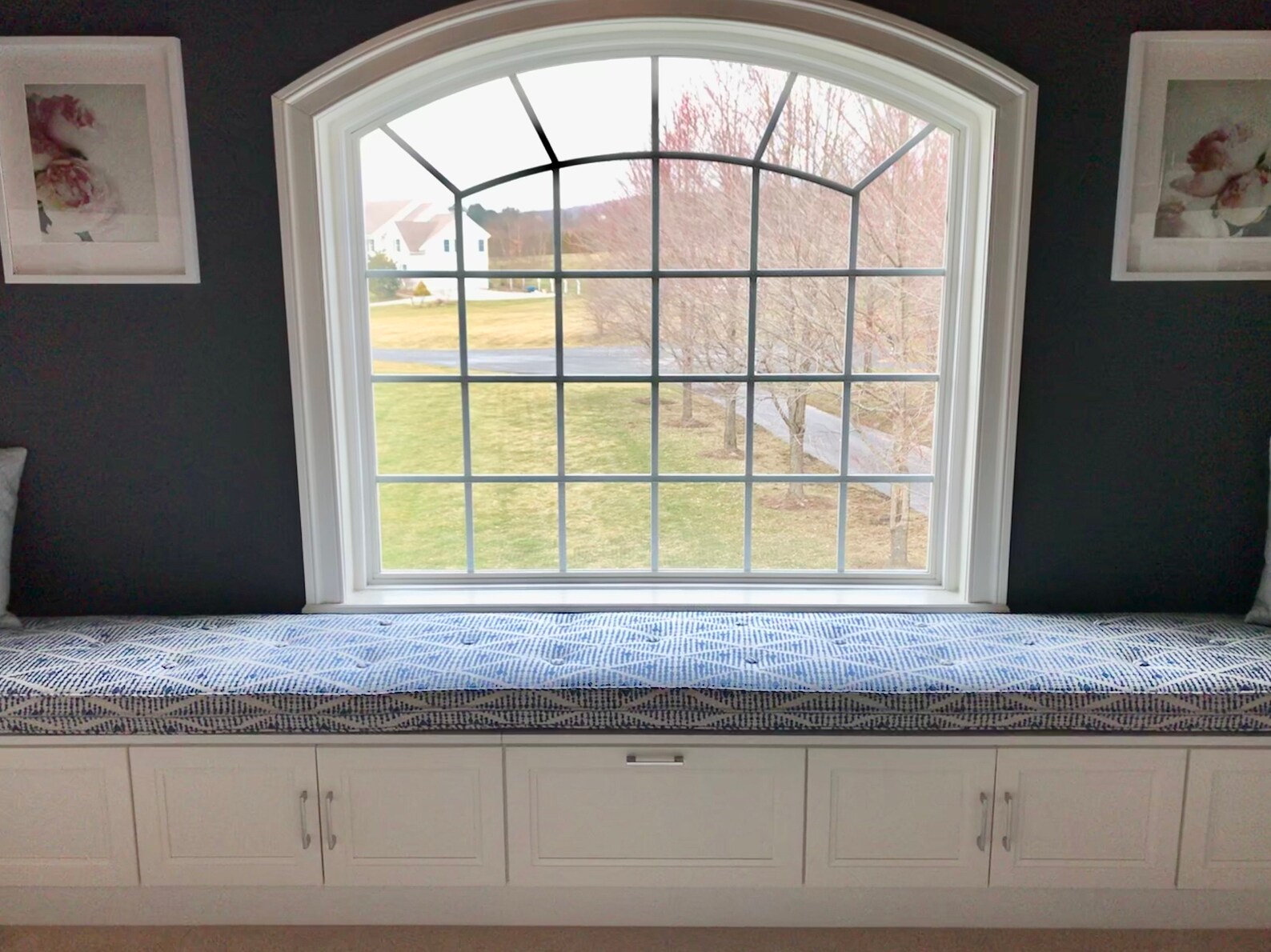 Custom Bay Window Seat Cushion Trapezoid Cushion With Etsy