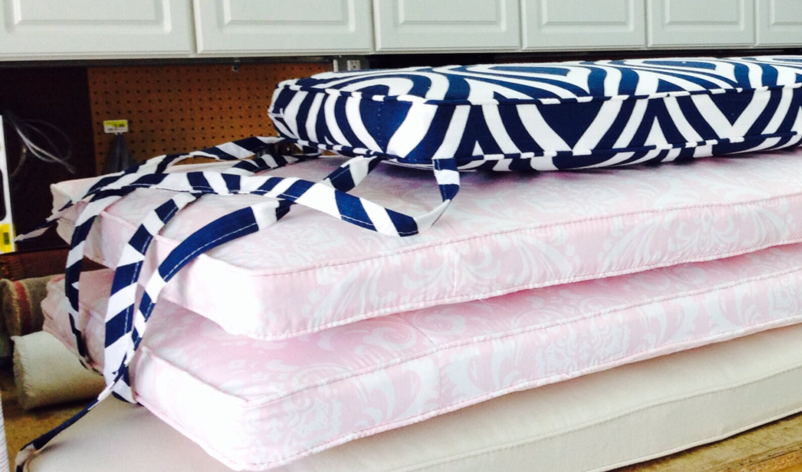 Custom Sewn Banquette Seat Bench Cushion With Cording Etsy