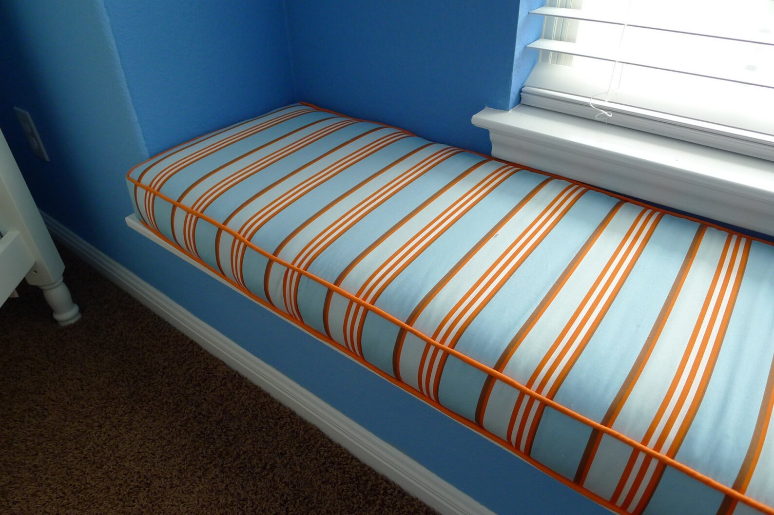 Custom Bay Window Seat Cushion Trapezoid Cushion With Etsy