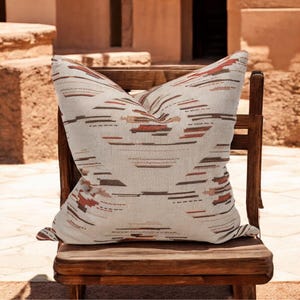 Sunbrella Russett Throw Pillow Cover: Modern Boho Outdoor Accent