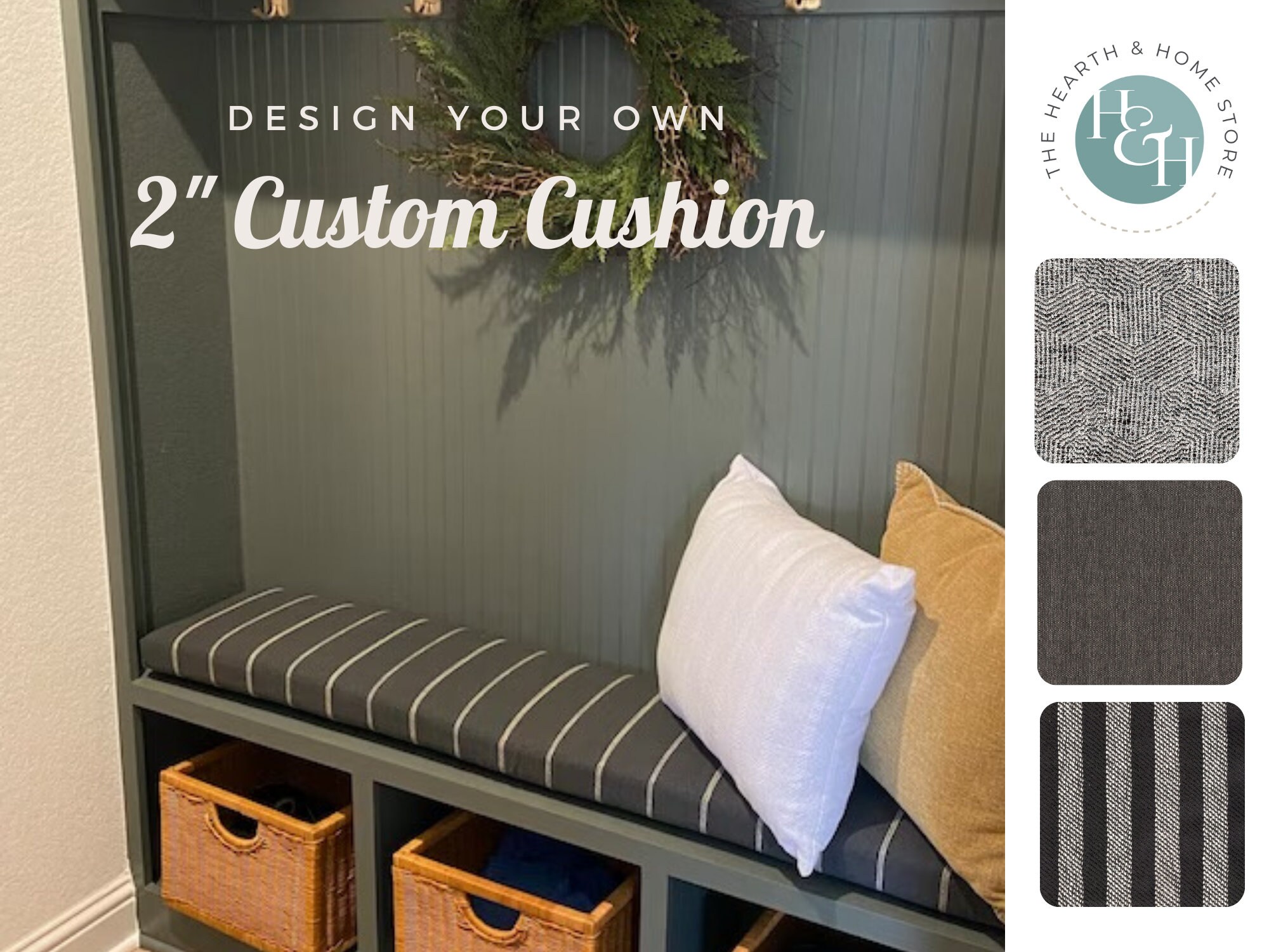 Thin Bench Cushion Etsy