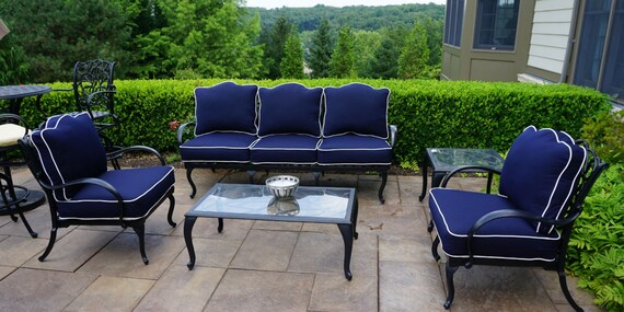 Custom Outdoor Sunbrella Cushion Covers Chair Pad Image 0