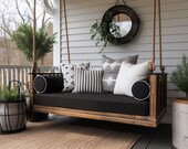 floor cushions sunbrella cushion black bench cushions outdoor Custom Indoor Window Seat Bench Cushion 2" Thick for Mudroom Soft