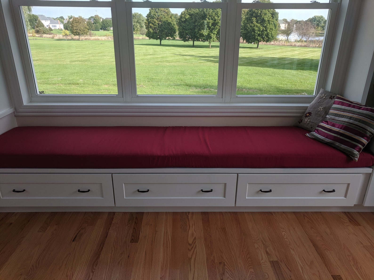 Custom Window Seat Cushion With Cording Bay Window Seat Etsy