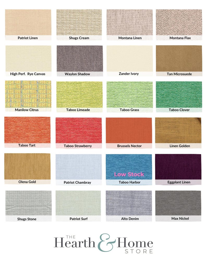 a collection of various textiles and fabrics, including those with different colors, patterns, and textures. The textiles are arranged in a grid format, with each one labeled with a name or description. The image does not contain any text that is less than 500 characters, and it does not describe each item individually. The focus is on the overall composition and arrangement of the textiles, rather than providing specific details about each item.