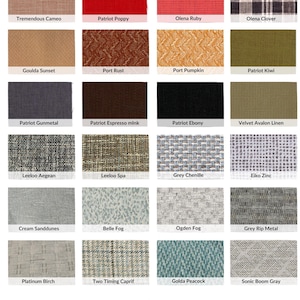 the color chart for the hearth and home collection