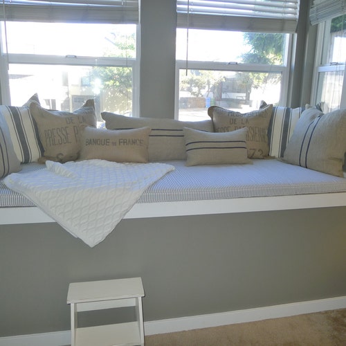 Sunbrella Custom Bench Cushion Dog Bed Window Seat / Etsy