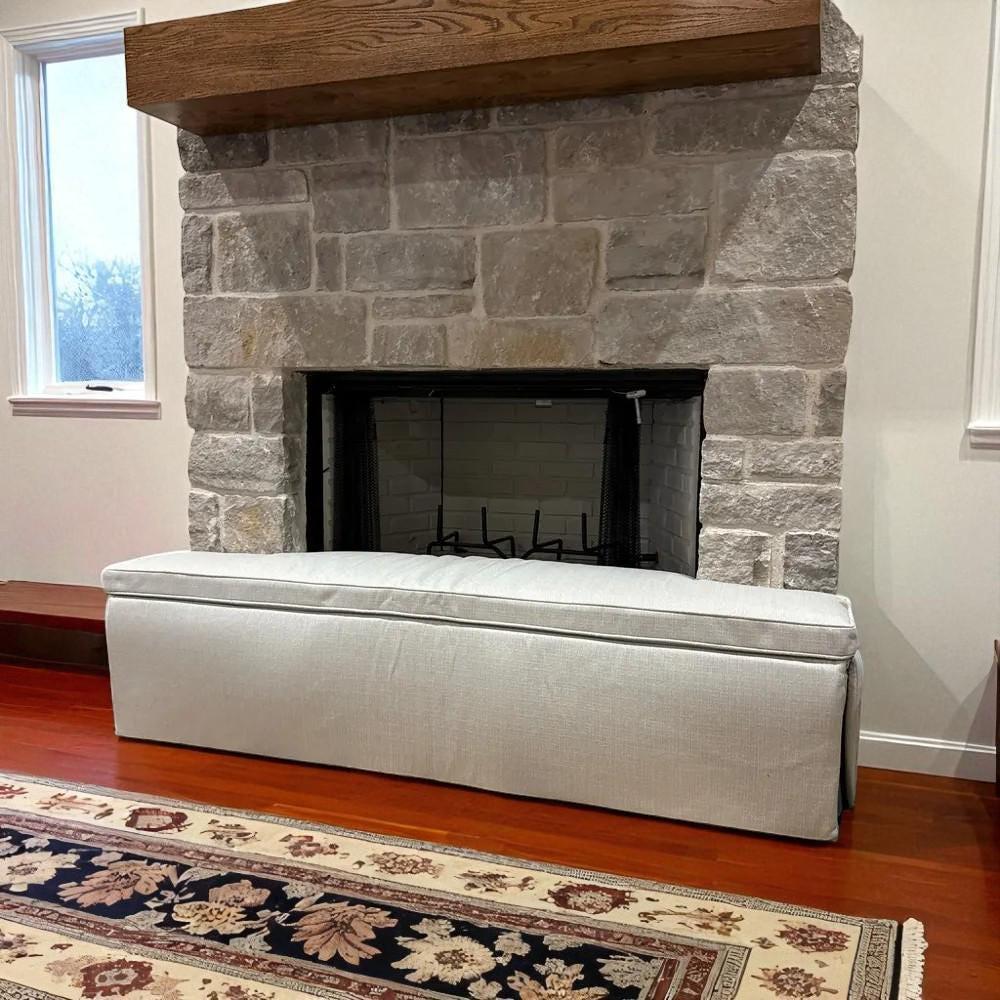 Custom Fireplace Cushion up 20.75
