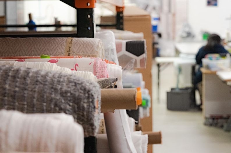 Preview fabric  Stocked options for tailored cushions, ideal for reading nooks and window benches