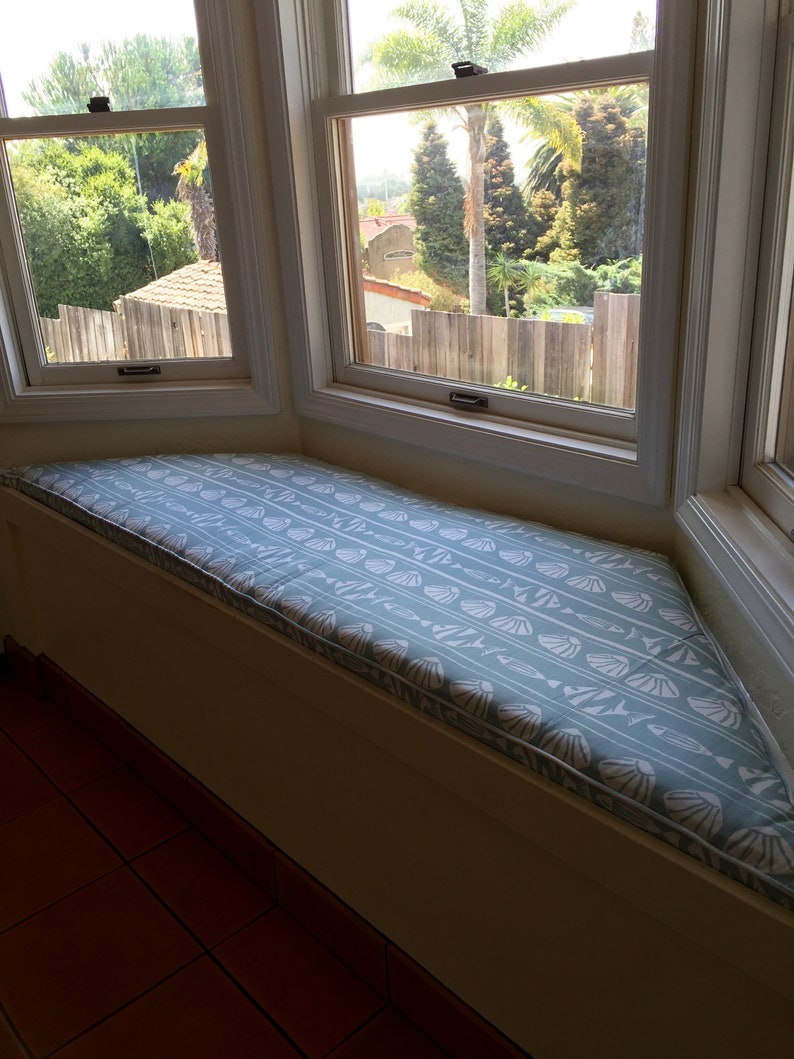 Custom Bay Window Seat Cushion Trapezoid Cushion With Etsy