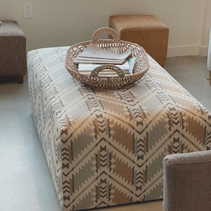 Upholstered Ottoman Coffee Table Slipcover Ottoman Bench Bench  Bedroom Bench