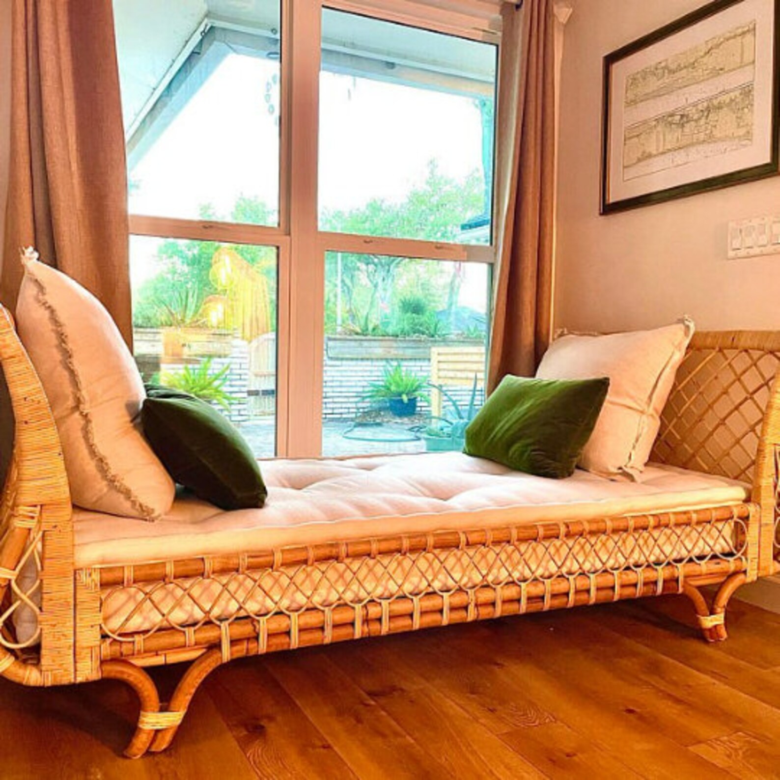 Custom Sewn Hand Tufted Window Seat Cushion French Tufting Etsy